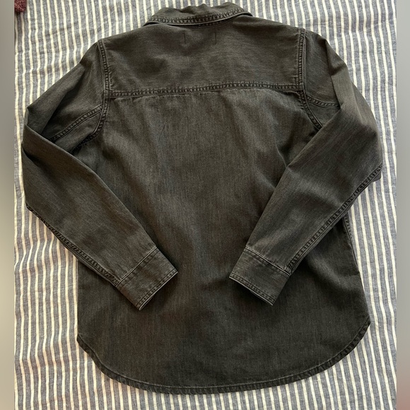 Madewell black denim shirt - Picture 2 of 4